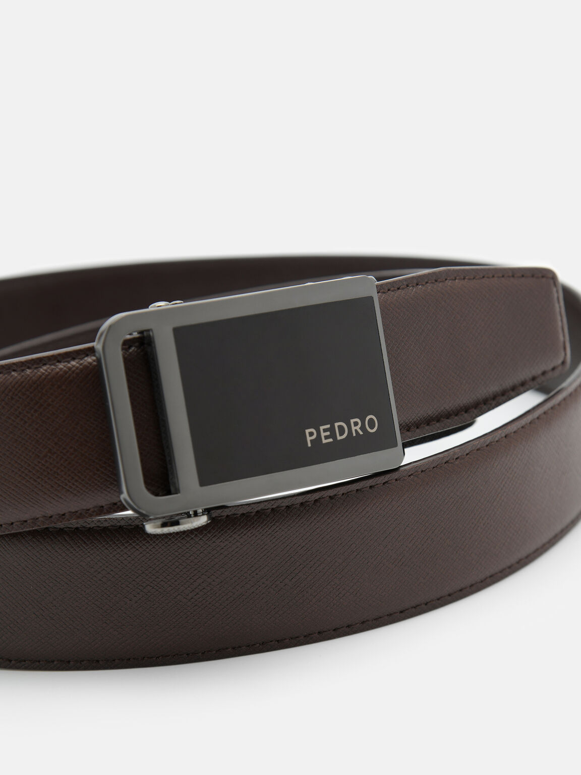 Leather Automatic Belt, , hi-res