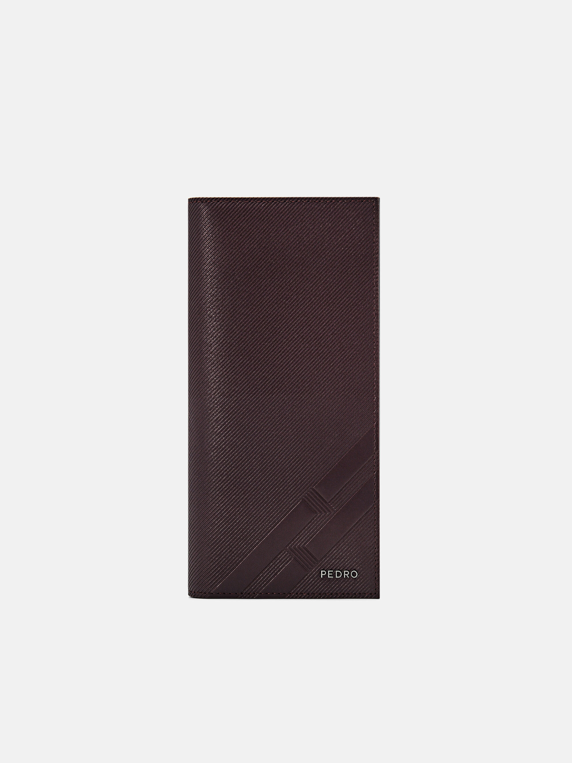 ★PEDRO Embossed Leather Bi-Fold Long Wallet 長財布/送料込 Men's Long | PEDRO ID