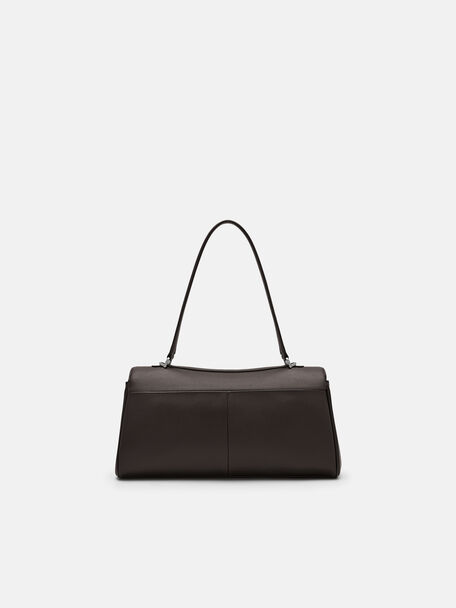 Tas Bahu Kulit Bulu Sapi Mirelle, , hi-res