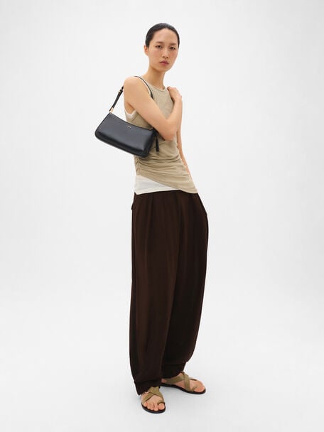 Jatte Leather Charm Shoulder Bag, , hi-res