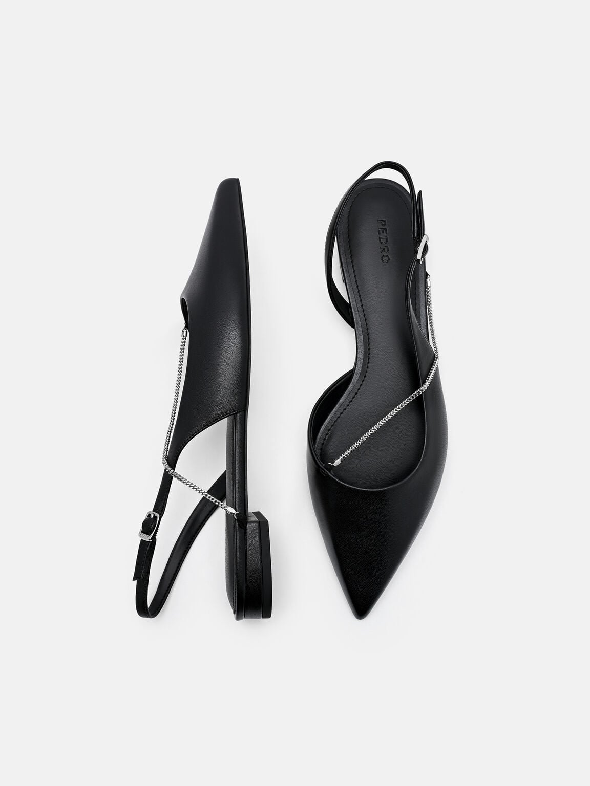 Marland Flat Ballerina Kulit, 