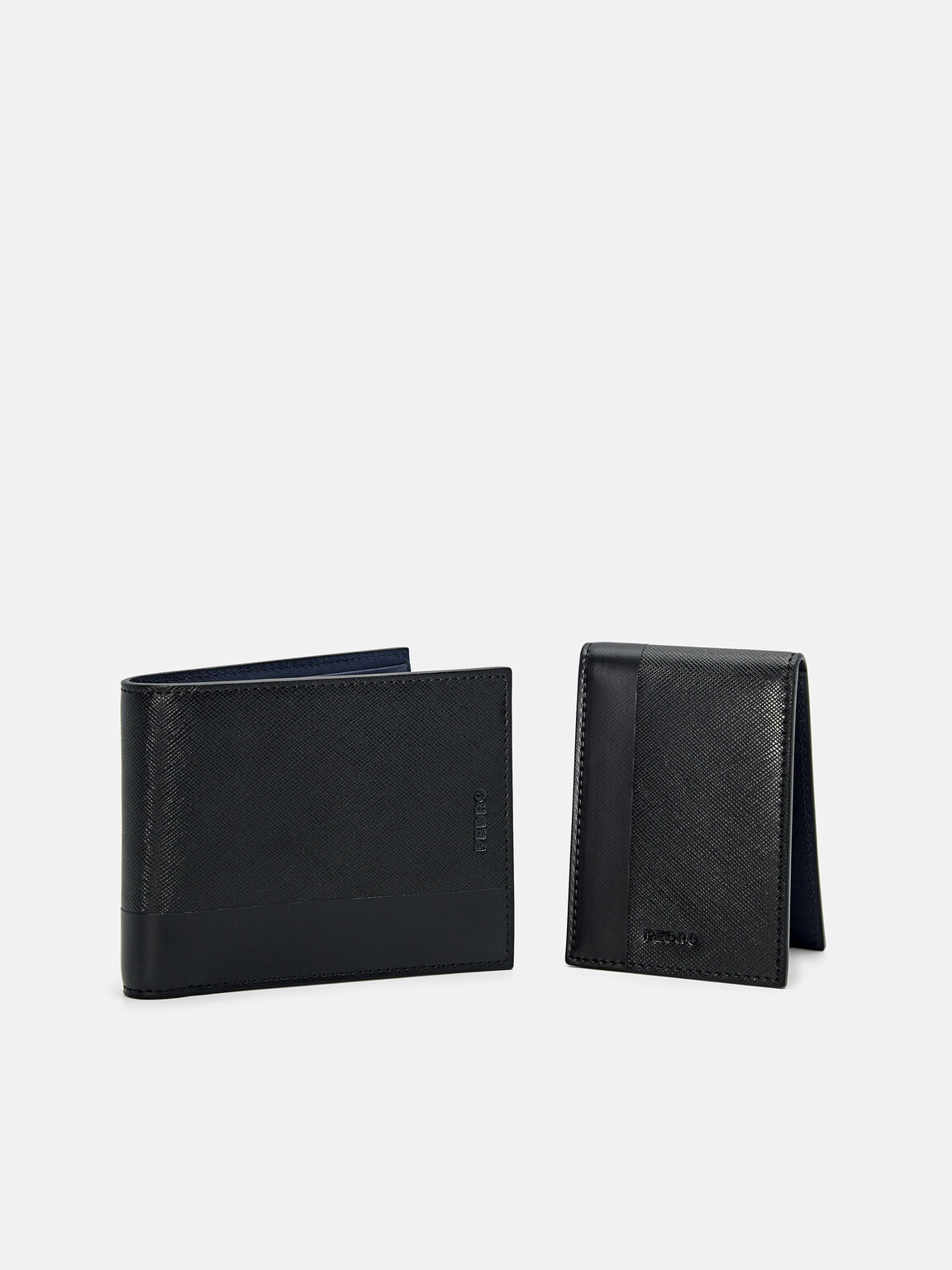Saffiano Leather Bi-Fold Wallet with Insert, 