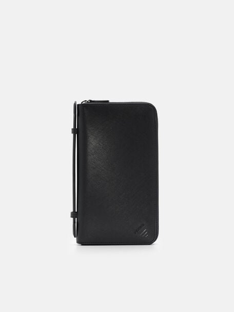 Saffiano Leather Travel Organizer, 