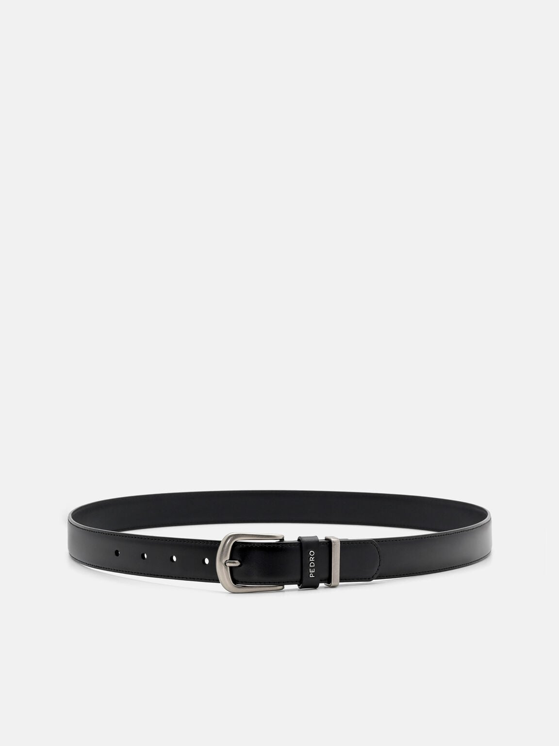 Ikat Pinggang Kulit Slim Pin, , hi-res