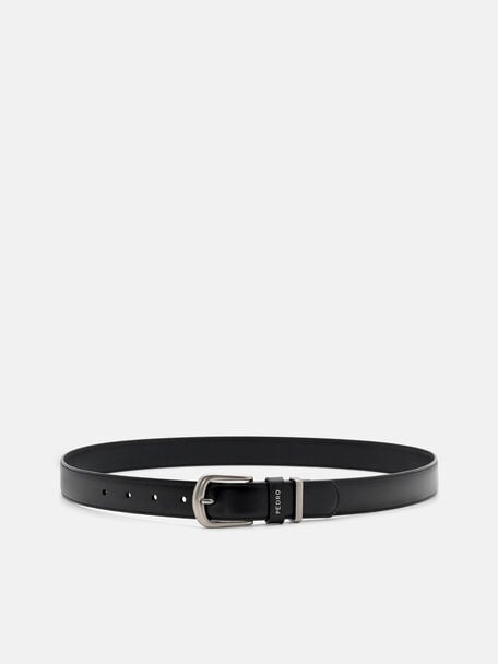 Ikat Pinggang Kulit Slim Pin, , hi-res