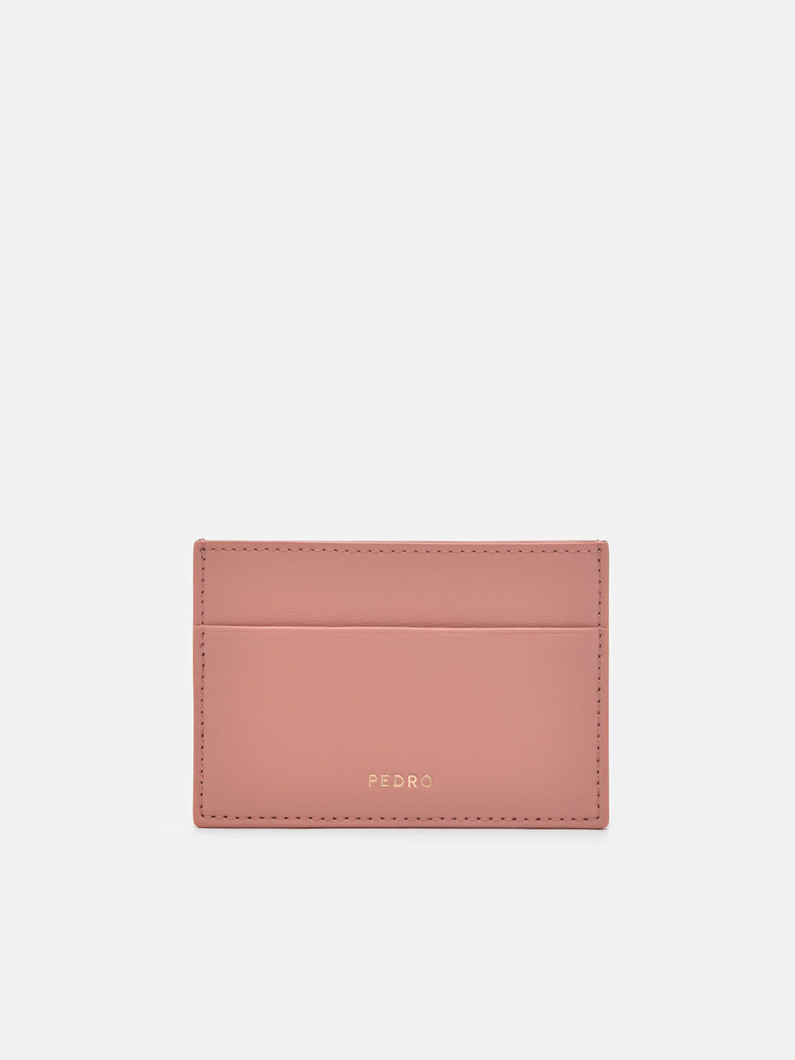 Leather Embroidered Cardholder, 