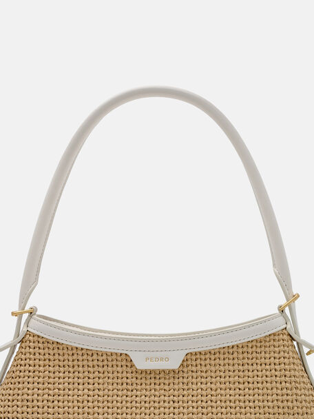 Nikki Raffia Shoulder Bag, , hi-res