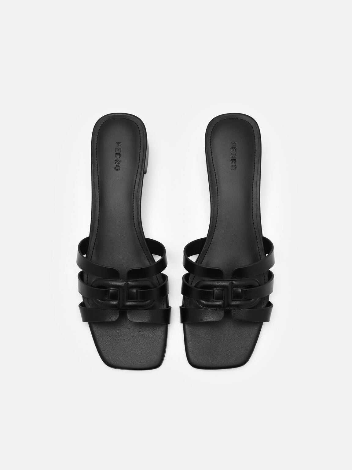 Sandal Hak Tinggi Carmel Berbahan Kulit, 
