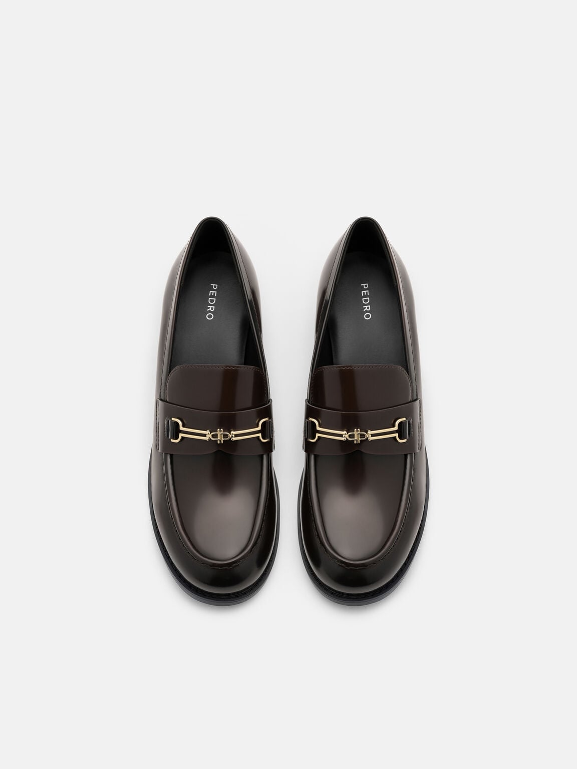 Alistair Leather Heel Loafers, , hi-res