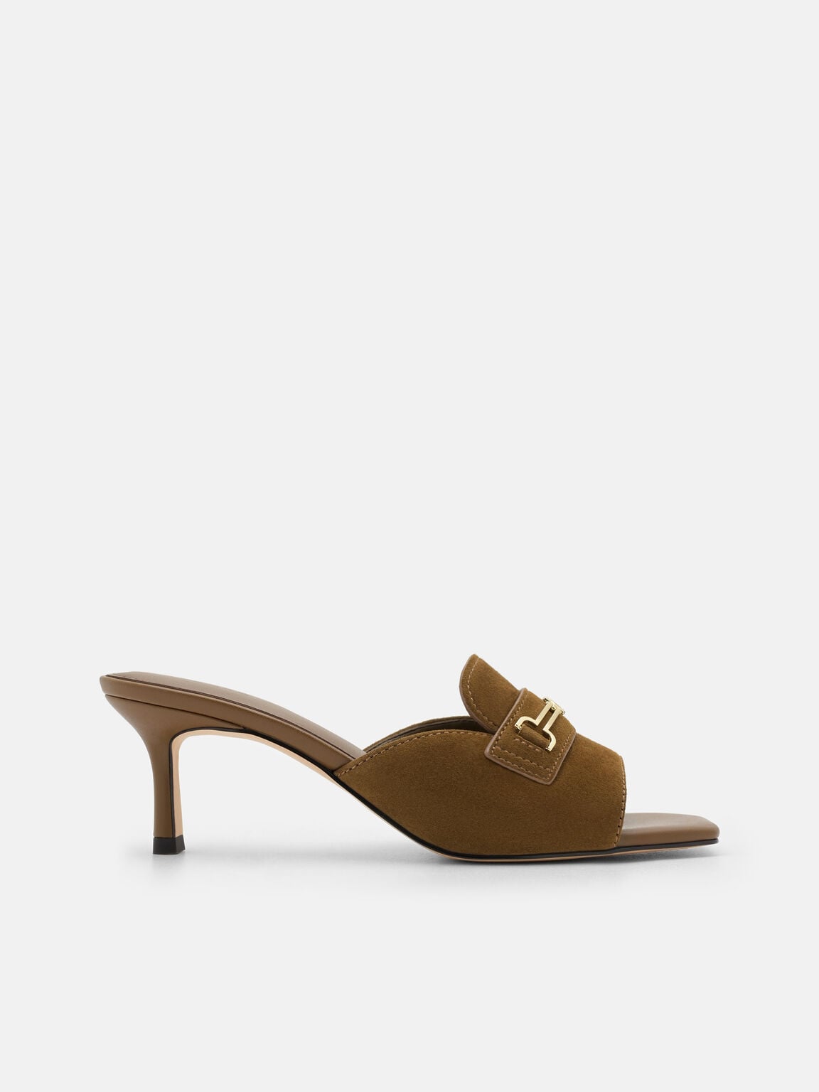 Alistair Suede Horsebit Heel Sandals, , hi-res