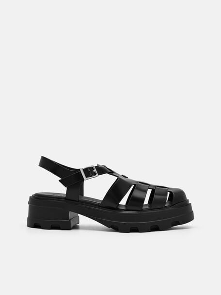 Sandal Berbingkai Kulit Verlin, , hi-res