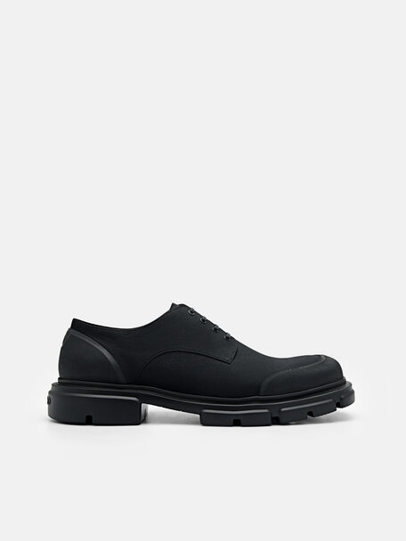 Ellis Derby Shoes, Black, hi-res