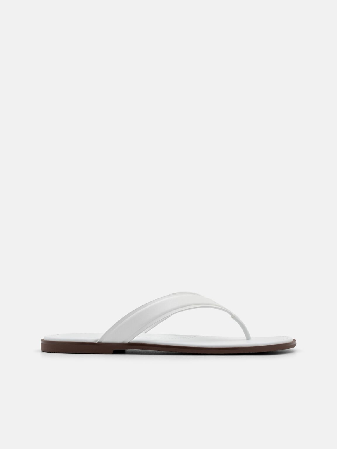 Leather Thong Sandals, , hi-res