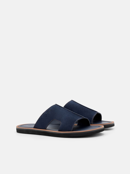Sandal Slide Kulit, 