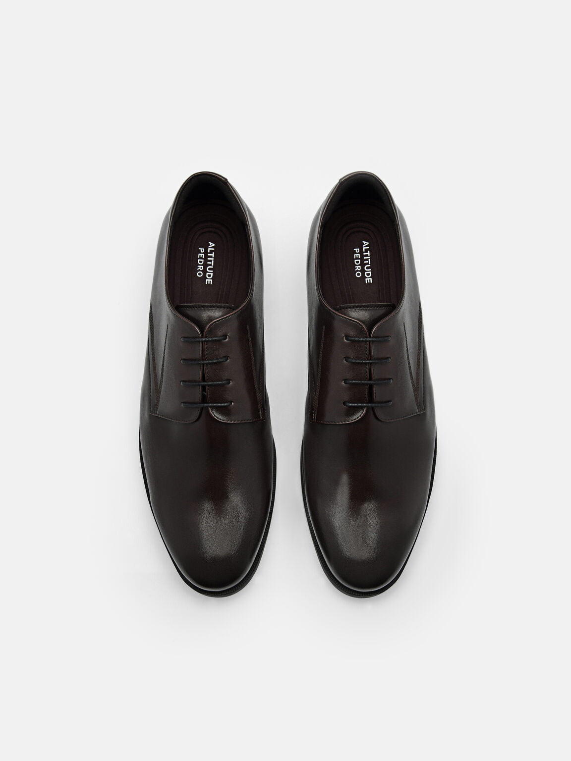 Altitude Lightweight Embossed Leather Derby Shoes, 