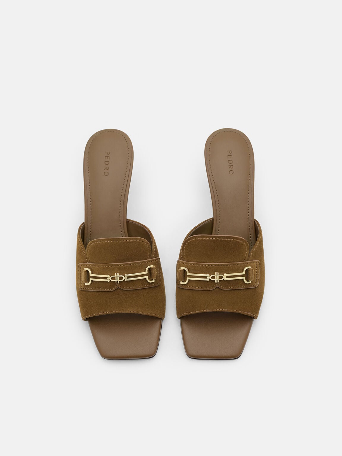 Alistair Suede Horsebit Heel Sandals, , hi-res