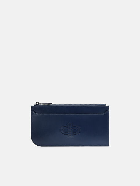 PEDRO Icon Leather Pouch, Navy