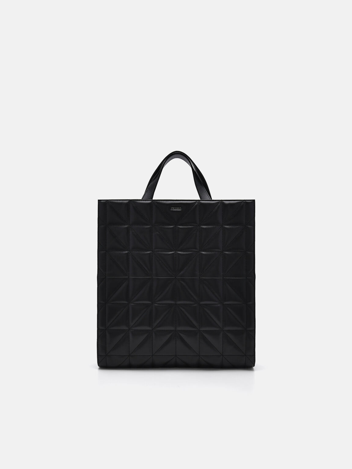 PEDRO Studio Kayla Leather Tote Bag in Pixel, Black, hi-res