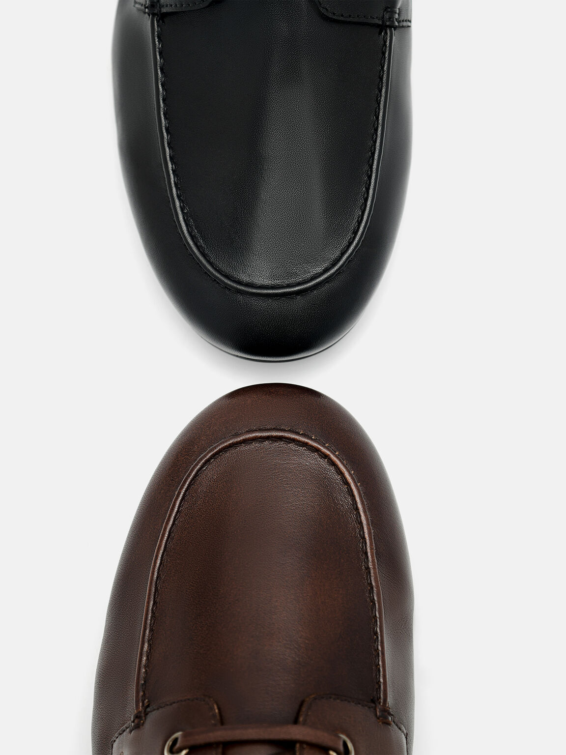 Sepatu Boat Kulit, Black, hi-res