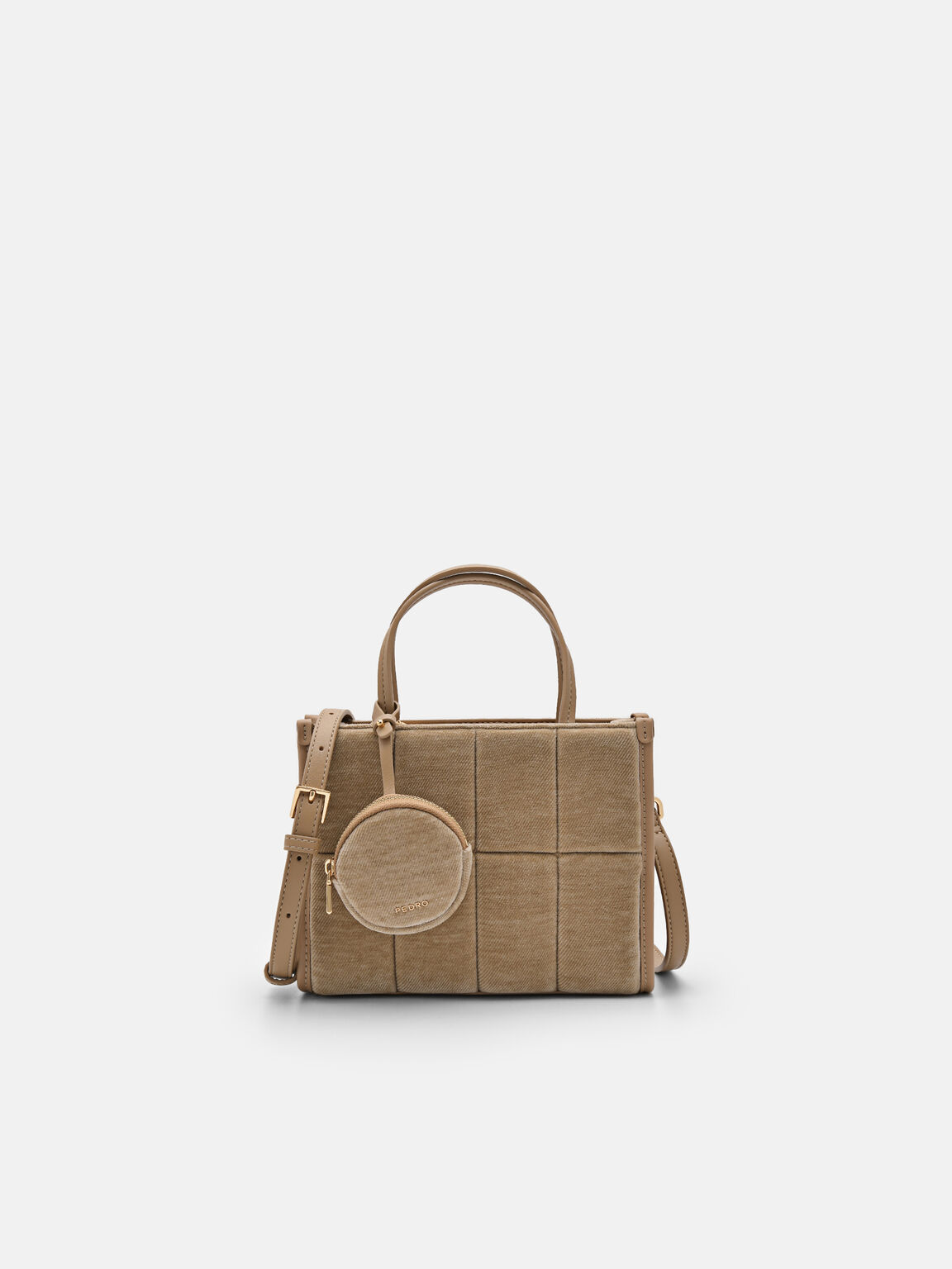 Mini Corduroy Quilted Handbag, 