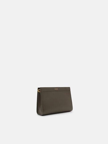 Mini Leather Zip Pouch, , hi-res