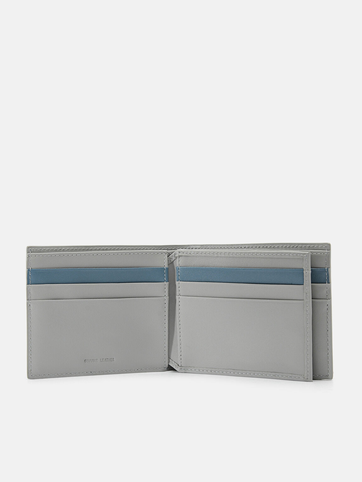 Leather Bi-Fold Flip Wallet, 