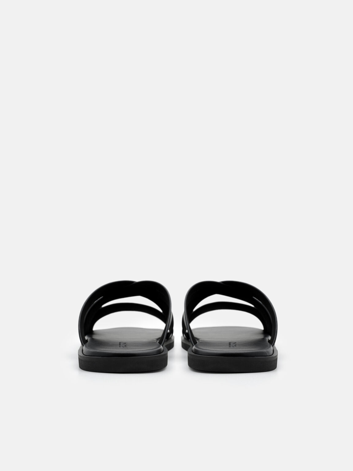 Cross-Strap Slide Sandals, , hi-res