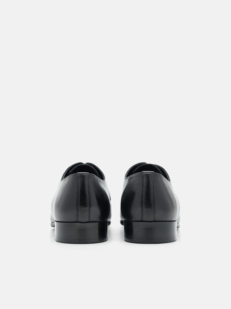 PEDRO Icon Leather Heel Sandals, Black