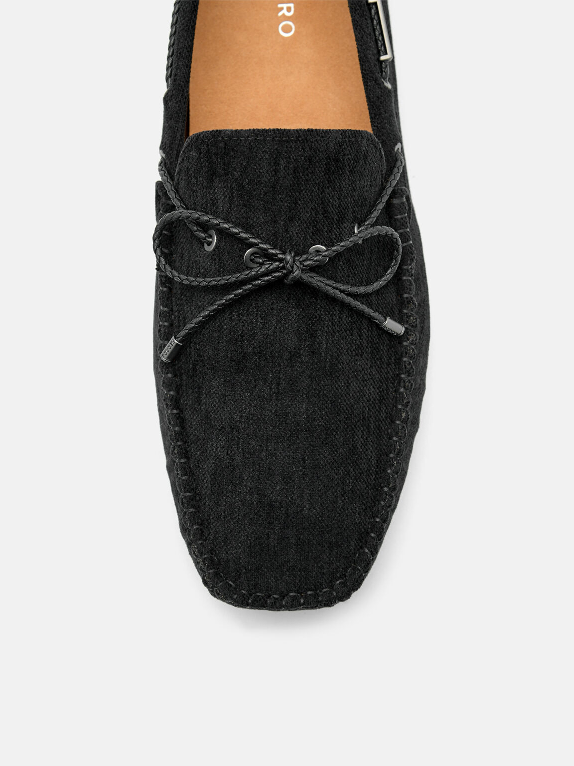 Sepatu Driving Pita Corduroy, 