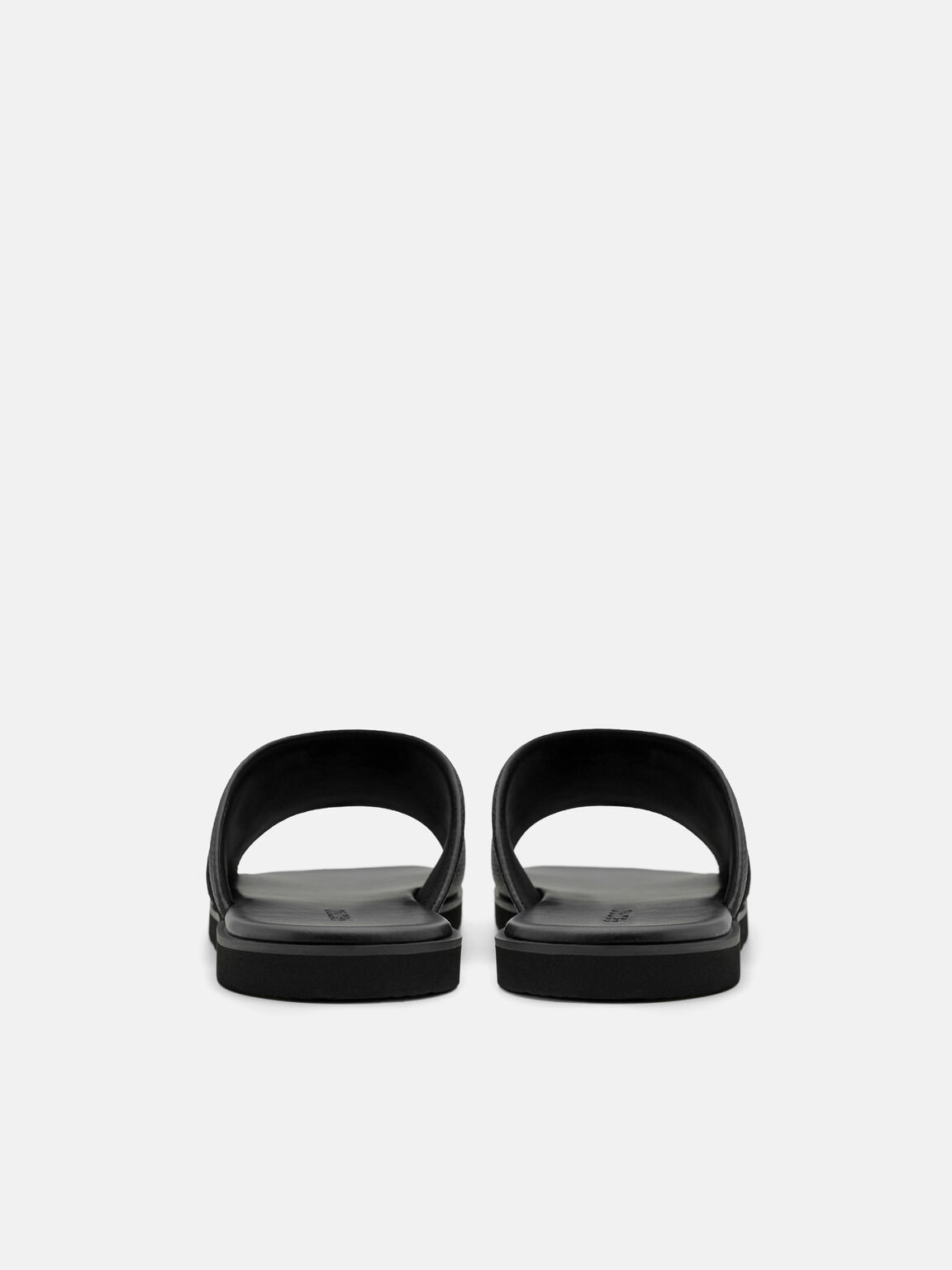 Sandal Slide Wide-Band Kulit, , hi-res