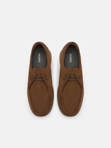 Waller Suede Derby Shoes, , hi-res