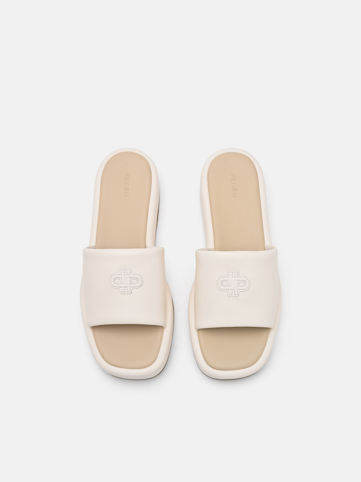 Leather Wedge Sandals, , hi-res