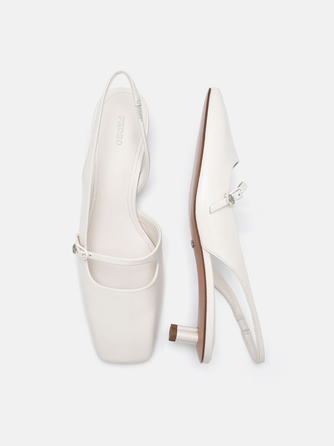 PEDRO Icon Leather Heel Pumps, 