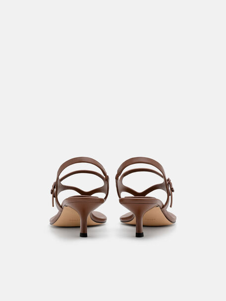 Eny Sandal Hak Kulit, 