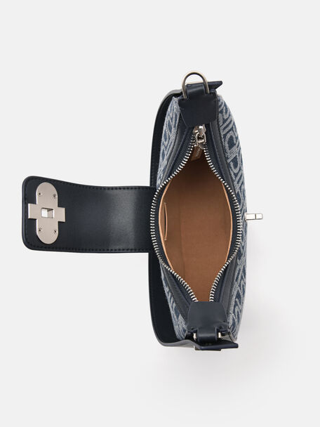 PEDRO Icon Leather Heel Sandals, Black