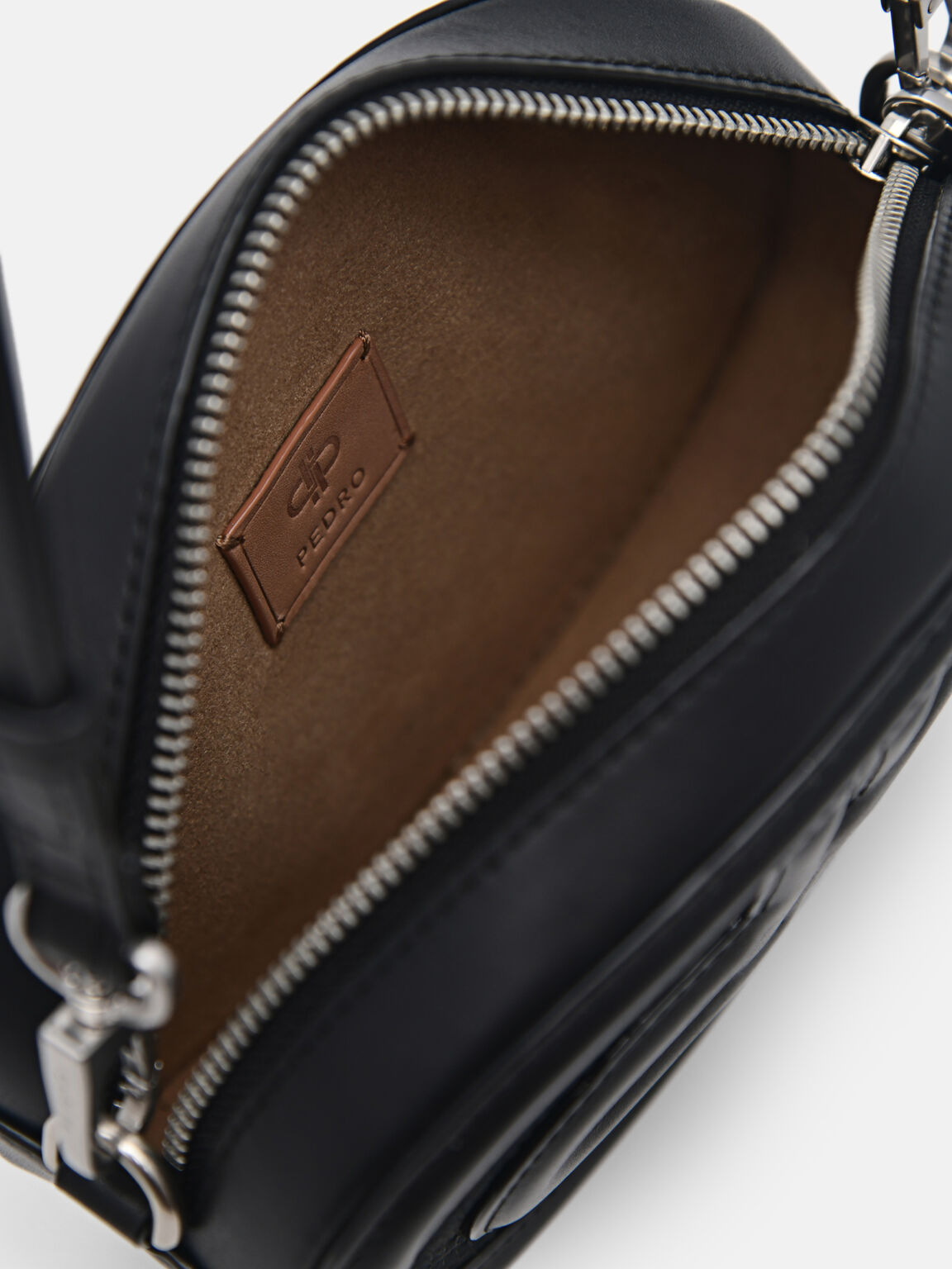 PEDRO Icon Round Leather Shoulder Bag, 