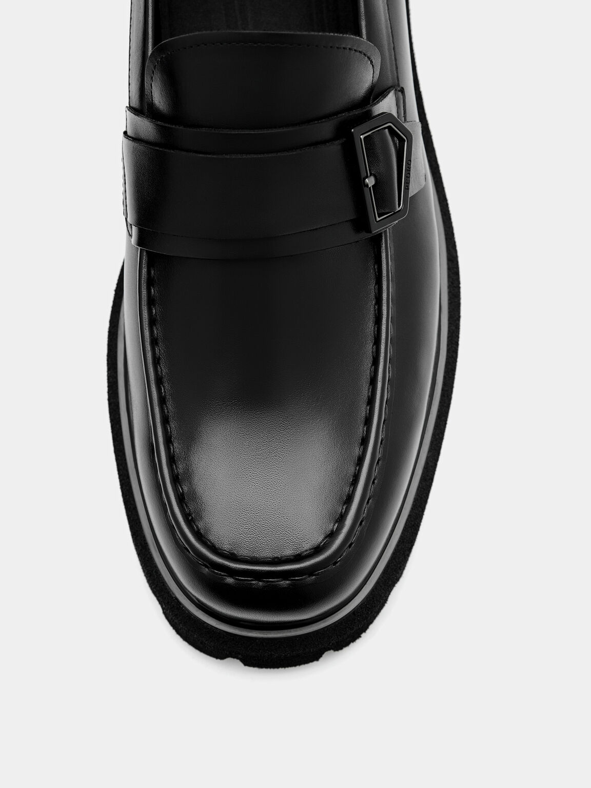 Taper Leather Loafers, 