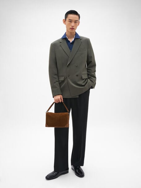 Maven Suede Crossbody Bag, , hi-res