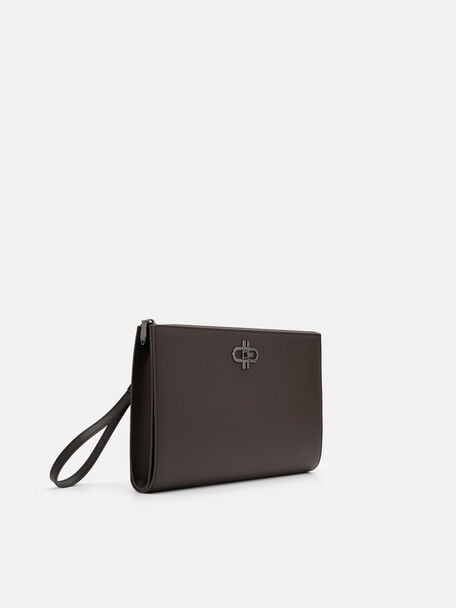 Saffiano Leather Portfolio Bag, 
