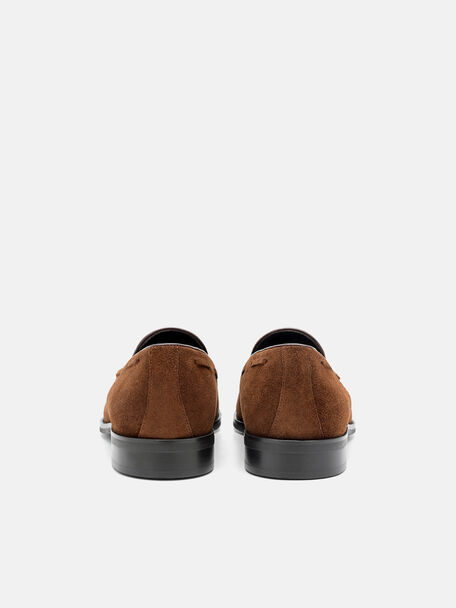 PEDRO Icon Leather Heel Sandals, Black