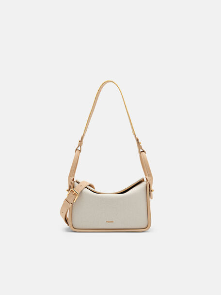 Demi Canvas Bag, Nude