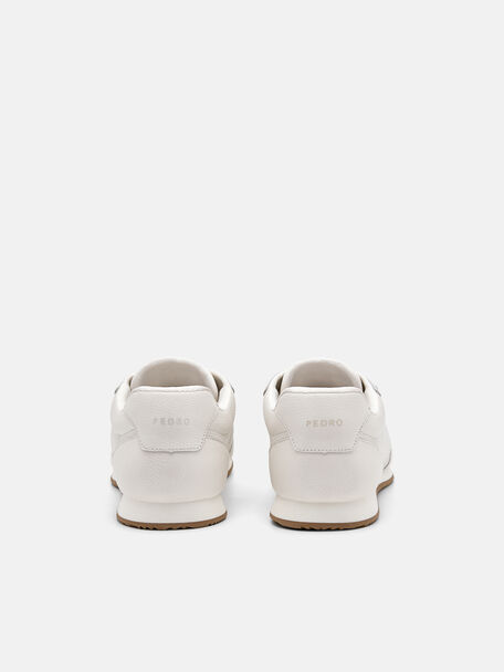 PEDRO Icon Leather Heel Sandals, Black