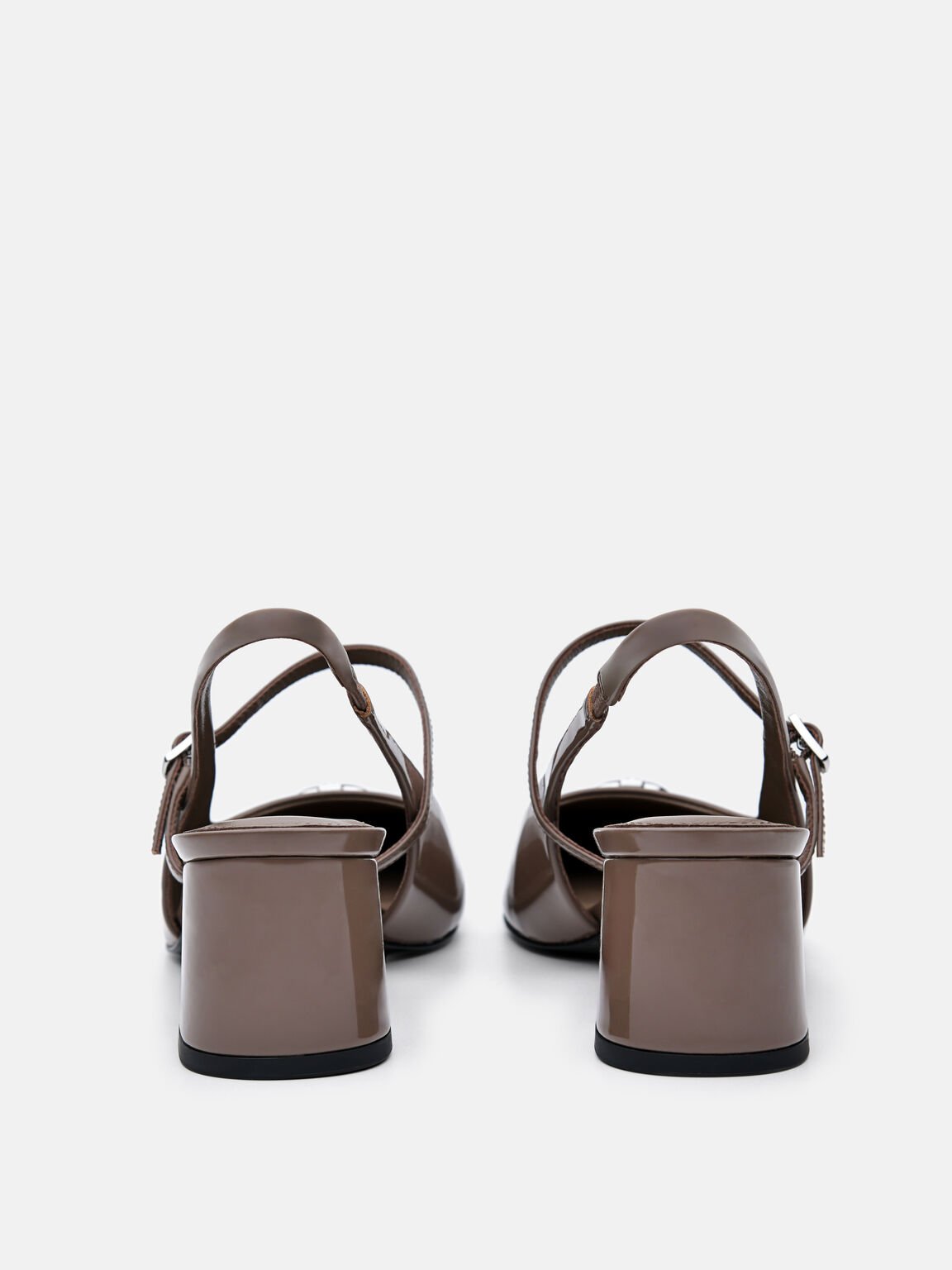 PEDRO Studio Pumps Slingback Kulit Patent, 