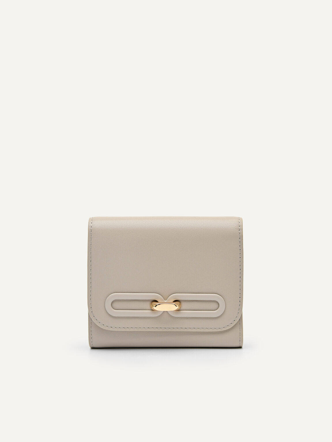 PEDRO Studio Leather Tri-Fold Wallet, Taupe, hi-res