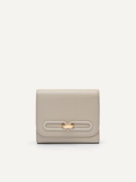 PEDRO Studio Leather Tri-Fold Wallet, Taupe, hi-res