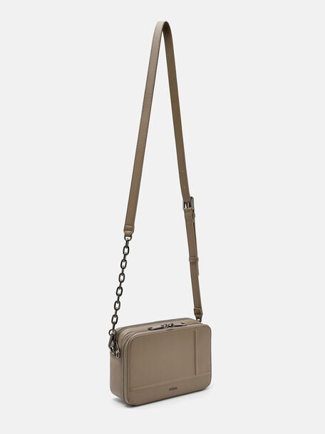 Boxy Mini Leather Crossbody Bag, , hi-res