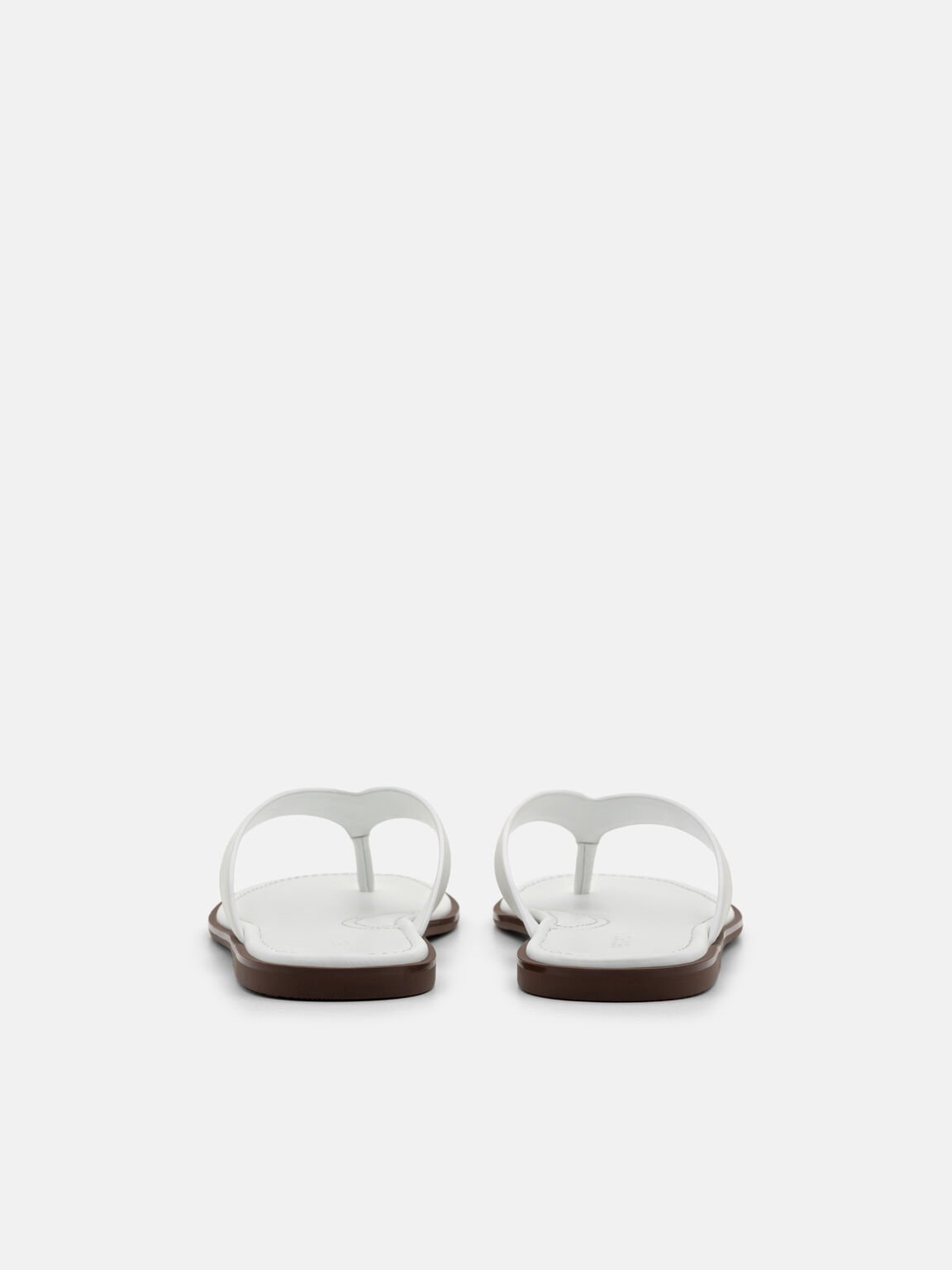 Leather Thong Sandals, , hi-res