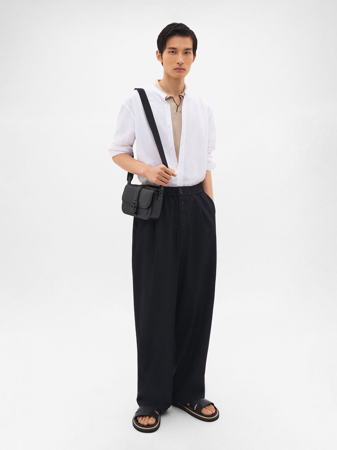 Tas Selempang Kulit Tex, , hi-res