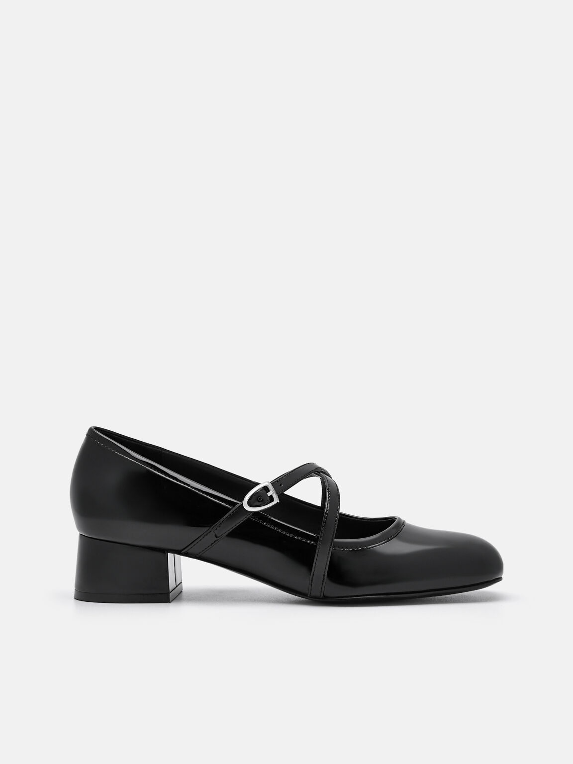 Sonoya Mary Jane Pumps, Black, hi-res