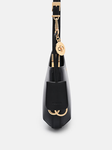 Jatte Leather Charm Shoulder Bag, , hi-res